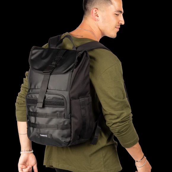 Unisex Timbuk2 Spire Laptop Backpack 2.0 Jet Black 23L